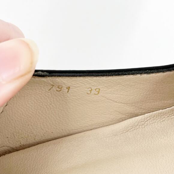 L.K. Bennett Patent Stilletto Pump Heels Black 39 / 9 - Picture 11 of 11